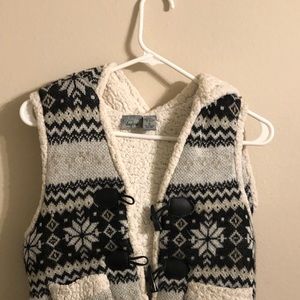 Hooded Sweater jacket